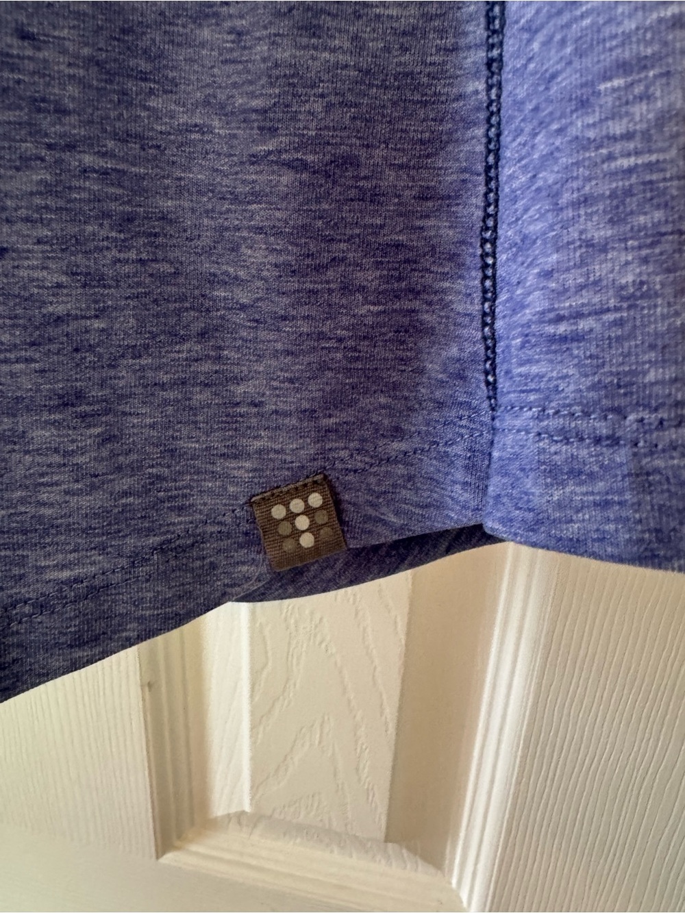 Title Nine Blue Heather Performance Tank Top S Athletic Workout Sleeveless - Picture 2 of 5